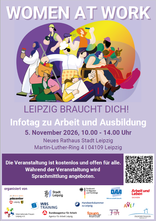 Poster: ‘Women at Work’ – Information Day on Work and Training on 5 November 2026